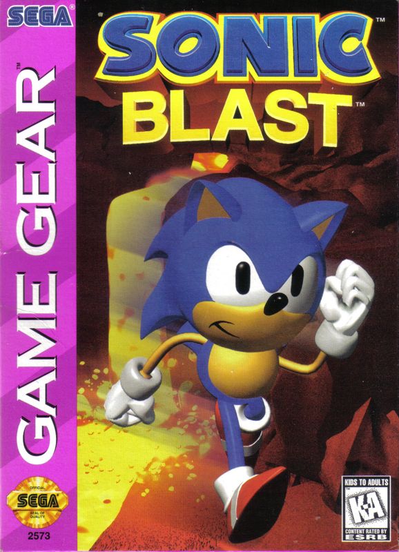 Sonic Blast box art for Sega Master System